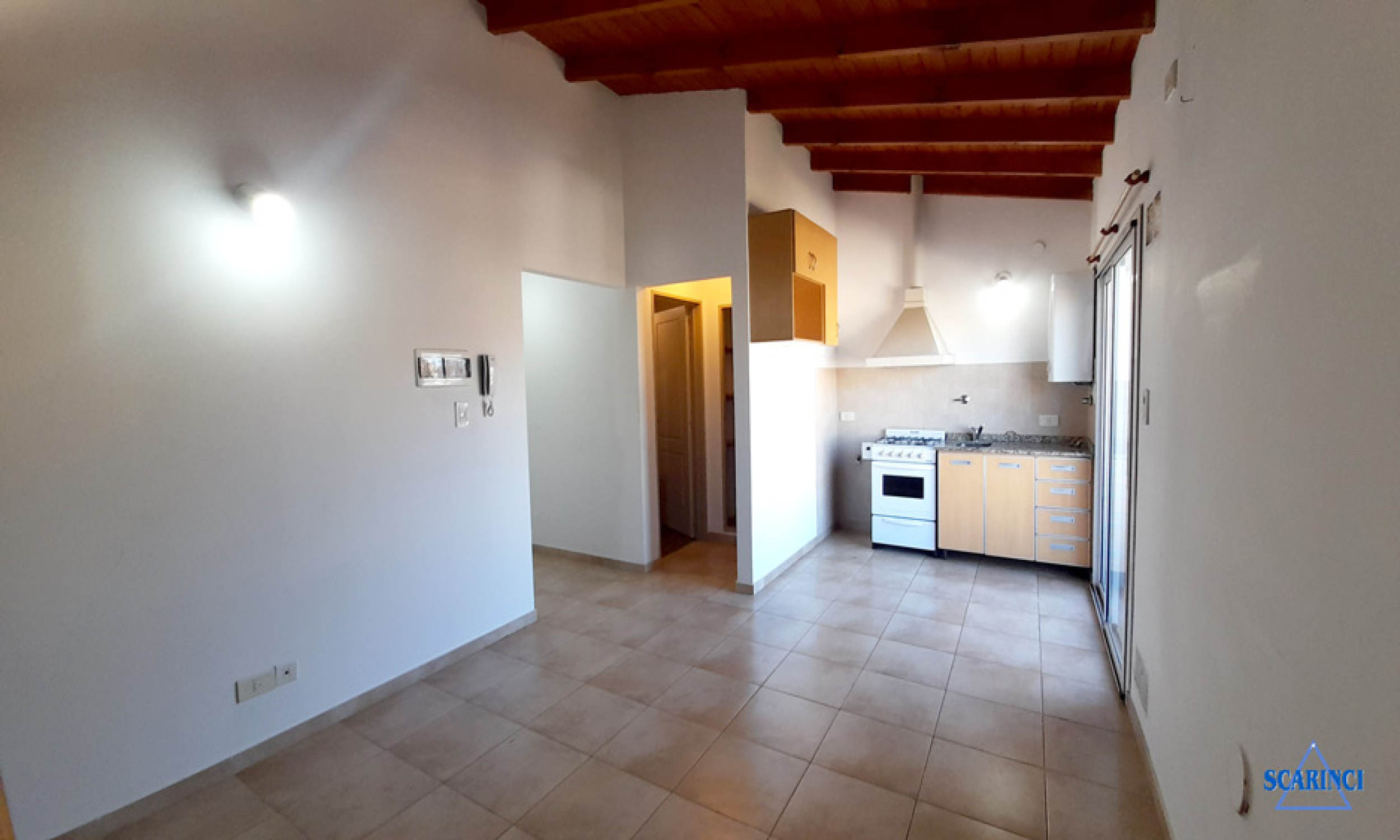 Departamento  monoambiente con balcón en alquiler Caseros