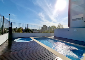Monoambiente con balcón, amenities y Sum en Santos Lugares.